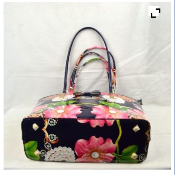 NEW 2 in 1 Floral Tote Bag - Picture 3 of 5